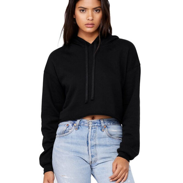 Women's Crop Hoodie Sweatshirt Thumbnail