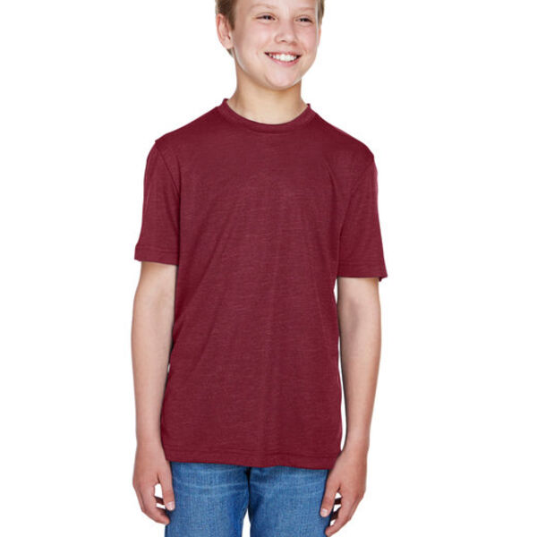 Youth Sonic Heather Performance T-Shirt Thumbnail