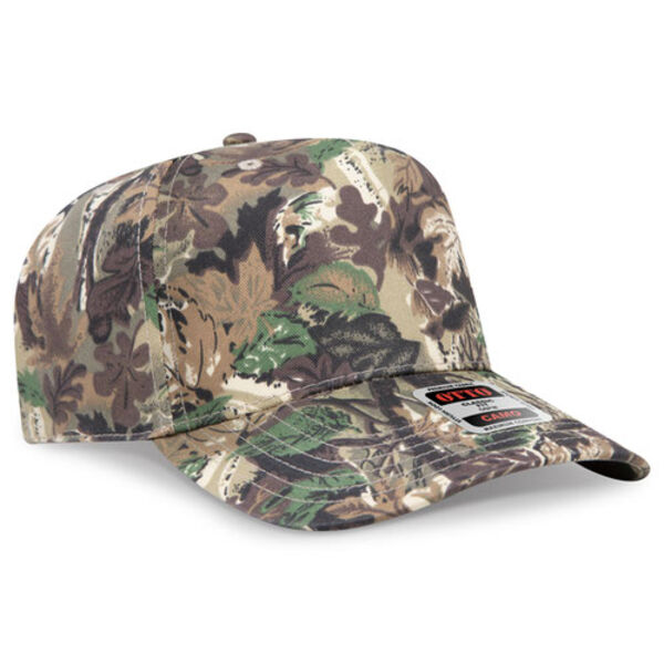 OTTO CAP® Camouflage 5 Panel Mid Profile Baseball Cap Thumbnail
