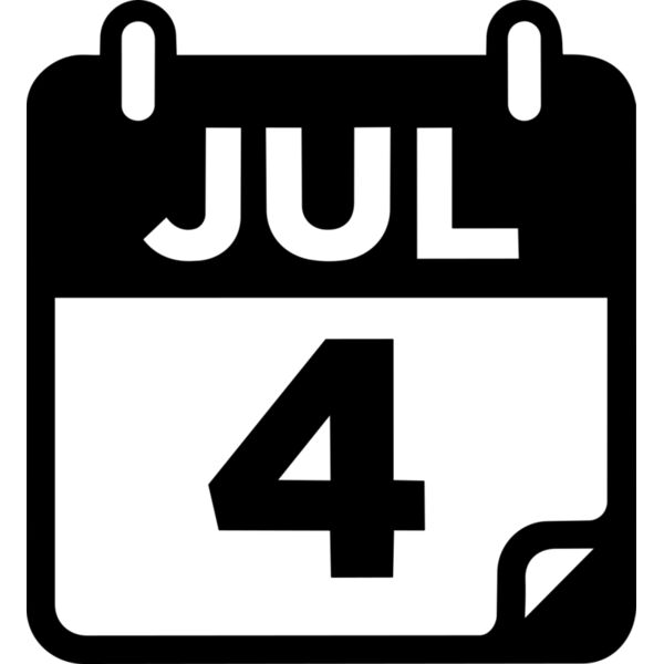 July 4 Calendar Thumbnail